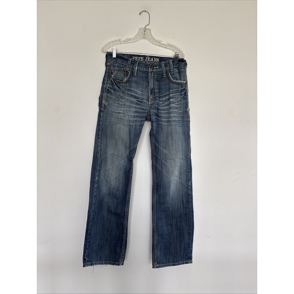 Pepe Jeans Men's Washed Distressed